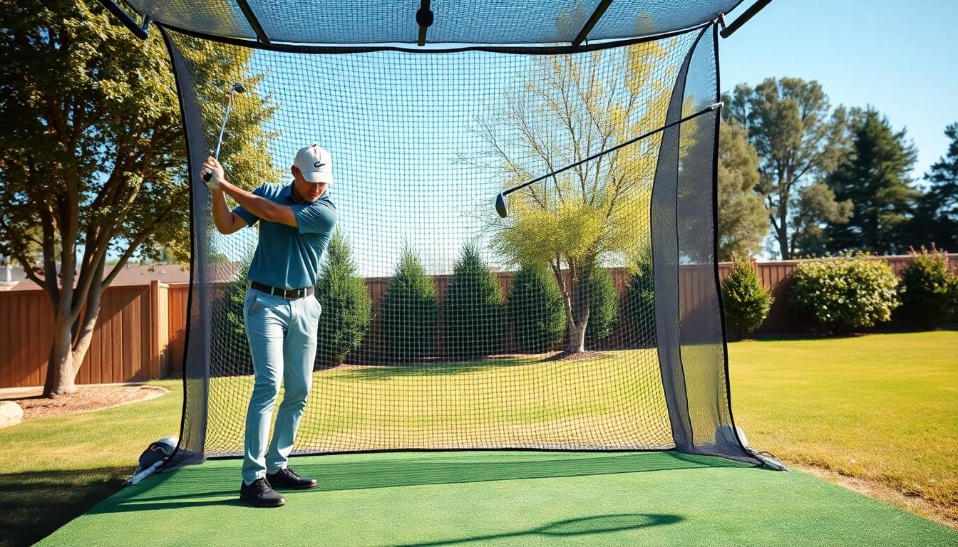 golf simulator net