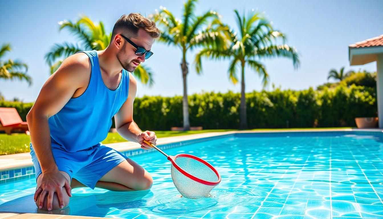 swimming pool cleaning near me